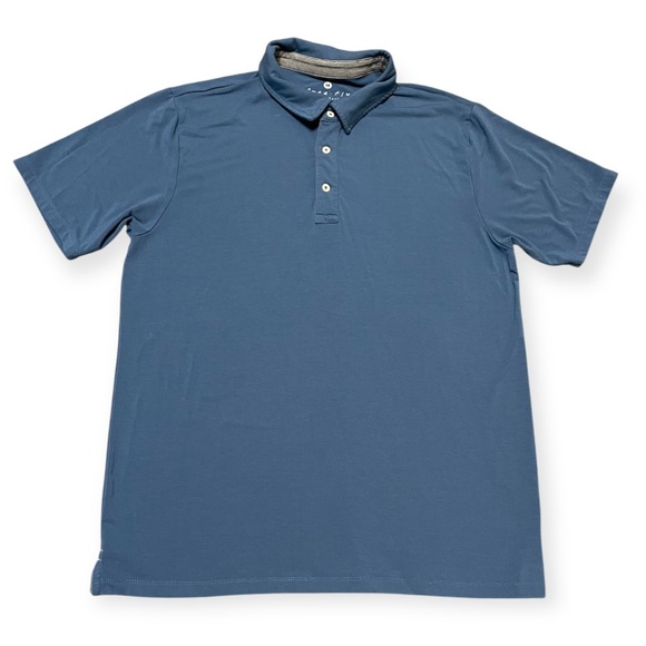 Free Fly Apparel Other - Men's Free Fly Flex Polo Shirt Blue Size Medium
